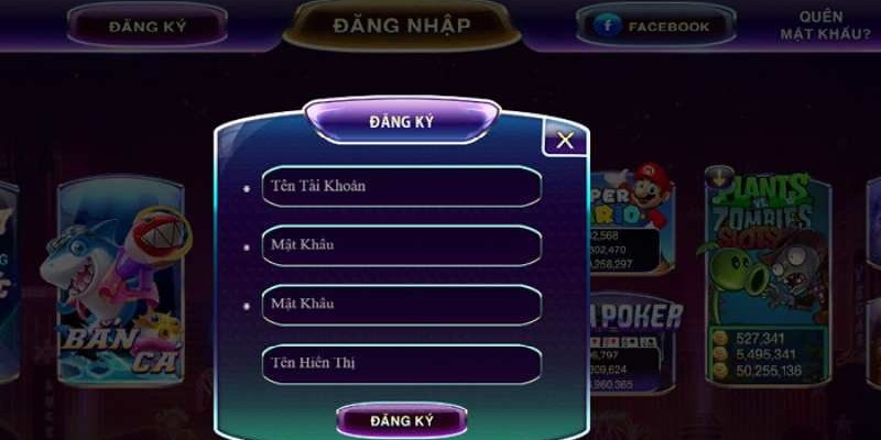 Điền thật đầy đủ và chính xác các thông tin trong quá trình đăng ký 789Club